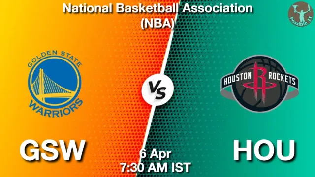 GSW vs HOU ड्रीम11 भविष्यवाणी, फैंटेसी क्रिकेट टीम - 06 अप्रैल 2026