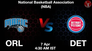 ORL vs DET NBA Match Previews
