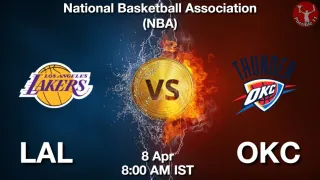 LAL vs OKC Matcch Previews