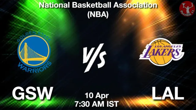 GSW vs LAL ड्रीम11 भविष्यवाणी, फैंटेसी क्रिकेट टीम - 10 अप्रैल 2026