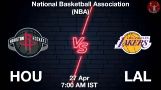 HOU vs LAL Dream11 Prediction