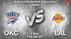 OKC vs LAL Match Result