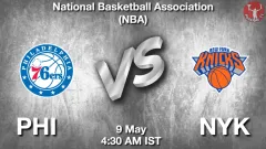 PHI vs NYK Match Result