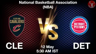 CLE vs DET - National Basketball