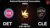 DET vs CLE Dream11 Prediction, Preview & Updates - <small>Thu, 14 May 05:30 AM IST</small>