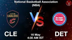 CLE vs DET Match Result