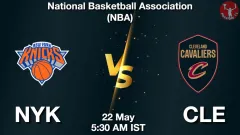 NYK vs CLE Match Result