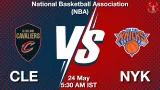 CLE vs NYK Dream11 Prediction, Preview & Updates - <small>Sun, 24 May 05:30 AM IST</small>