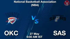 OKC vs SAS Match Result
