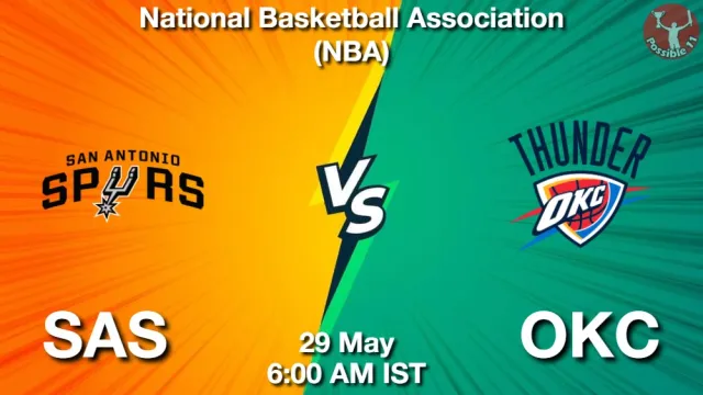 SAS vs OKC Match Previews and NBA Tips