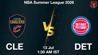 CLE vs DET - NBA Summer