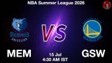 MEM vs GSW Dream11 Prediction, Preview & Updates - <small>Wed, 15 Jul 04:30 AM IST</small>