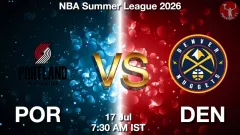 POR vs DEN Match Result