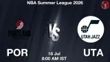POR vs UTA Dream11 Prediction, Preview & Updates - <small>Sat, 18 Jul 08:00 AM IST</small>