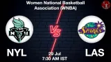 NYL vs LAS Dream11 Prediction, Preview & Updates - <small>Wed, 29 Jul 07:30 AM IST</small>