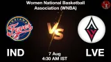 IND vs LVE Dream11 Prediction, Preview & Updates - <small>Fri, 07 Aug 04:30 AM IST</small>