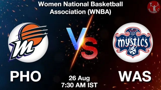 PHO vs WAS ड्रीम11 भविष्यवाणी, फैंटेसी बास्केटबाल टीम - 26 अगस्त 2026