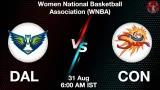 DAL vs CON Dream11 Prediction, Preview & Updates - <small>Mon, 31 Aug 06:00 AM IST</small>