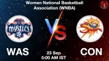WAS vs CON Dream11 Prediction, Preview & Updates - <small>Wed, 23 Sep 05:00 AM IST</small>