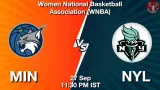 MIN vs NYL Dream11 Prediction, Preview & Updates - <small>Sun, 27 Sep 11:30 PM IST</small>