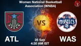 ATL vs WAS Dream11 Prediction, Preview & Updates - <small>Mon, 28 Sep 04:30 AM IST</small>