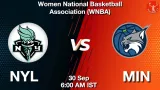 NYL vs MIN Dream11 Prediction, Preview & Updates - <small>Wed, 30 Sep 06:00 AM IST</small>