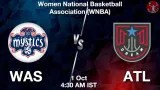 WAS vs ATL Dream11 Prediction, Preview & Updates - <small>Thu, 01 Oct 04:30 AM IST</small>