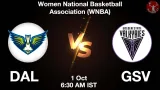 DAL vs GSV Dream11 Prediction, Preview & Updates - <small>Thu, 01 Oct 06:30 AM IST</small>