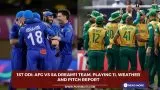 1st ODI: AFG vs