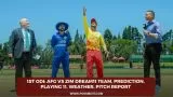 1st ODI: AFG vs