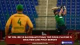 1st ODI: IRE vs