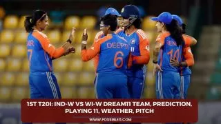 1st T20I: IND-W vs WI-W Dream11