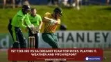 1st T20I: IRE vs