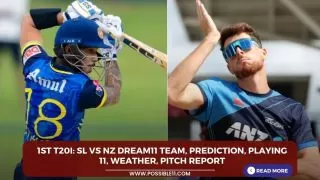 1st T20I: SL vs NZ Dream11