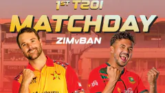 1st T20I: ZIM vs BAN Picture