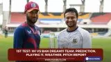 1st Test: WI vs