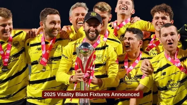 2025 Vitality Blast Fixtures Announced Schedule of
