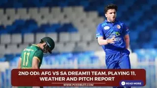 2nd ODI: AFG vs SA Dream11