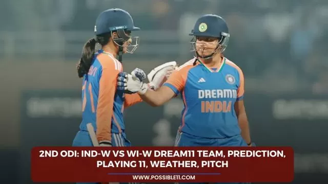 2nd ODI: IND-W vs WI-W Dream11 Team,