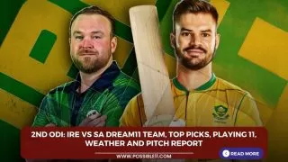 2nd ODI: IRE vs SA Dream11