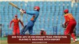 2nd T20I: AFG vs