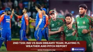 2nd T20I: IND vs BAN Dream11