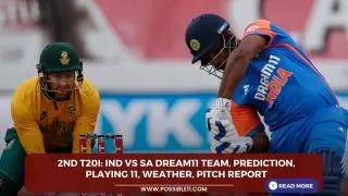 2nd T20I: IND vs SA Dream11