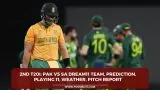 2nd T20I: PAK vs