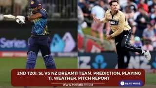 2nd T20I: SL vs NZ Dream11