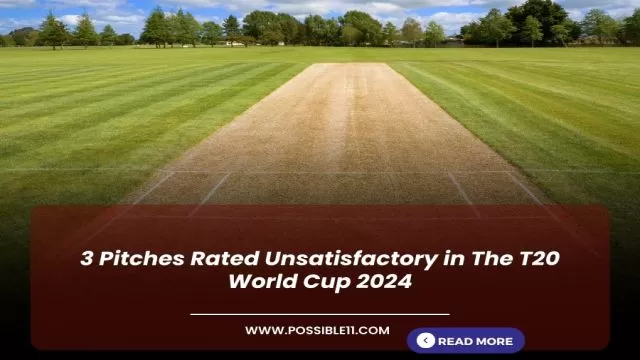 3 Pitches Rated Unsatisfactory in The T20