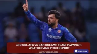 3rd ODI: AFG vs BAN Dream11