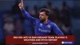 3rd ODI: AFG vs