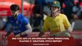 3rd T20I: AFG vs
