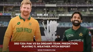 3rd T20I: PAK vs SA Dream11